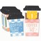 Big Dot of Happiness Assorted Coffee is on Me Gift Card Holders with Envelopes, Nurse or Teacher Appreciation Money Holders Nifty Gifty Pack, Set of 8